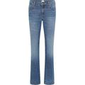 Straight-Jeans MUSTANG "Crosby Relaxed Straight" Gr. 33, Länge 30, blau (dunkelblau) Damen Jeans 5-Pocket-Jeans