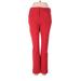 Ann Taylor LOFT Khaki Pant: Red Bottoms - Women's Size 4