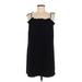 H&M Casual Dress - Shift: Black Solid Dresses - Women's Size Medium