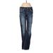Request Jeans - Mid/Reg Rise: Blue Bottoms - Women's Size 5 - Dark Wash
