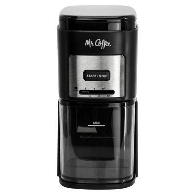 Mr. Coffee 12 Cup Automatic Burr Coffee Grinder Plastic in Black | Wayfair 950121266M