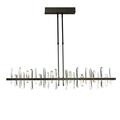 Hubbardton Forge Solitude Kitchen Island Linear LED Pendant, Crystal in Brown | 10.6 H x 51.9 W x 5.3 D in | Wayfair 139738-1034