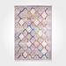 Gray 158 x 94 x 0.4 in Area Rug - Wildon Home® Batichon Geometric Machine Woven Area Rug in Polyester/Cotton | 158 H x 94 W x 0.4 D in | Wayfair