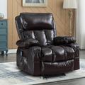 Red Barrel Studio® Heated Massage Chair Polyester in Brown | 39.8 H x 34.3 W x 29 D in | Wayfair B3F436934A2B4E1D81A2B9EB8057E6E5