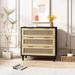 Bayou Breeze Aumbre Accent Chest Wood in Black/Brown | 30.13 H x 31.52 W x 15.56 D in | Wayfair AE5C38DE751F44A1B4237F0FF11F6CC2