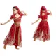 Ensemble de danse du ventre princesse indienne pour enfants financièrement danse indienne costume