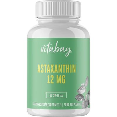Astaxanthin 12 mg Softgel-Kapseln Mikroalge vegan 90 St Kapseln