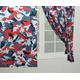 "Teenager Kids Camouflage Black Grey Red Military Army Ready Made Pencil Pleat Curtains 66\"x72\""
