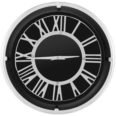 Costway 13.5/17.5 Inch Silent Wall Clock with Silv...