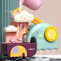 QWZ Bath Toys Pipeline Water Spray Shower Game Elephant Bath Baby Toy for Children Swimming Bathroom