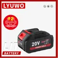 LYUWO Rechargeable Battery 20V Lithium-Ion Series Cordless Drill/Saw/Screwdriver/Wrench/Angle