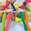 Candy Color Mixed Tights for girls Baby Stretch Trouser Skinny Pants Kids Dance Pantyhose spring