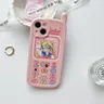 Anime Pink Sailor Moon Sailor suit Sweet girls custodia per telefono per iPhone 15 14 13 12 11 Pro