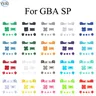 Yuxi Full-Set-Tasten eine b l r lr-Taste Ein-Aus-Taste D-Pad-Taste für Gameboy Advance SP für GBA