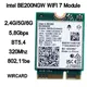 New Wi-Fi 7 Intel BE200 BT5.4 Wifi Card BE200NGW 2.4/ 5/ 6 GHz 5.8 Gbps For Windows 11 PC Laptop