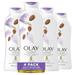 Body Wash For Women By Olay Daily Moisture With Almond Milk Body Wash 22 Oz (4 Count)