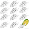 6/12pcs Parrot Birds Food Clip Bird Cage Feeder Vegetable Fruit Clips For Canaries Cockatoos Finches