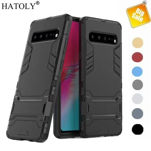 Für Samsung Galaxy S10 5G Fall Für Samsung S10 5G Abdeckung Gummi Shell Stoßfest Dual Layer Rüstung