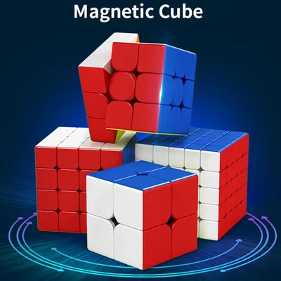 Moyu Meilong m magnetisch 2x2x2 3x3x3 4x4x4 5x5x5x5 Geschwindigkeit würfel profession elle Meilong Image