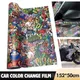 Auto Aufkleber Bombe Vinyl Wrap Film Roll Graffiti Cartoon Auto Wrapping Film Aufkleber Konsole