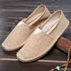 Männer Schuhe Sommer Espadrilles Männer Leinwand Turnschuhe Neue Atmungsaktive Fischer Schuhe Männer Slip Auf Loafers Große Größe 45 Turnschuhe