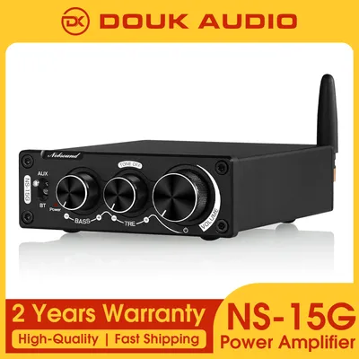 Douk Audio Mini TPA3116 Digital Audio Verstärker HiFi Bluetooth 5,0 Klasse D Stereo Power Amp 100W * 2 Für Lautsprecher Image