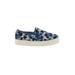 Juicy Couture Sneakers: Slip-on Platform Boho Chic Blue Color Block Shoes - Women's Size 8 - Round Toe