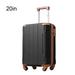 20" ABS Hardshell Luggage Spinner Suitcase w/TSA Lock