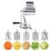 Rotary Cheese Grater Hand Drum Slicer Stainless Steel