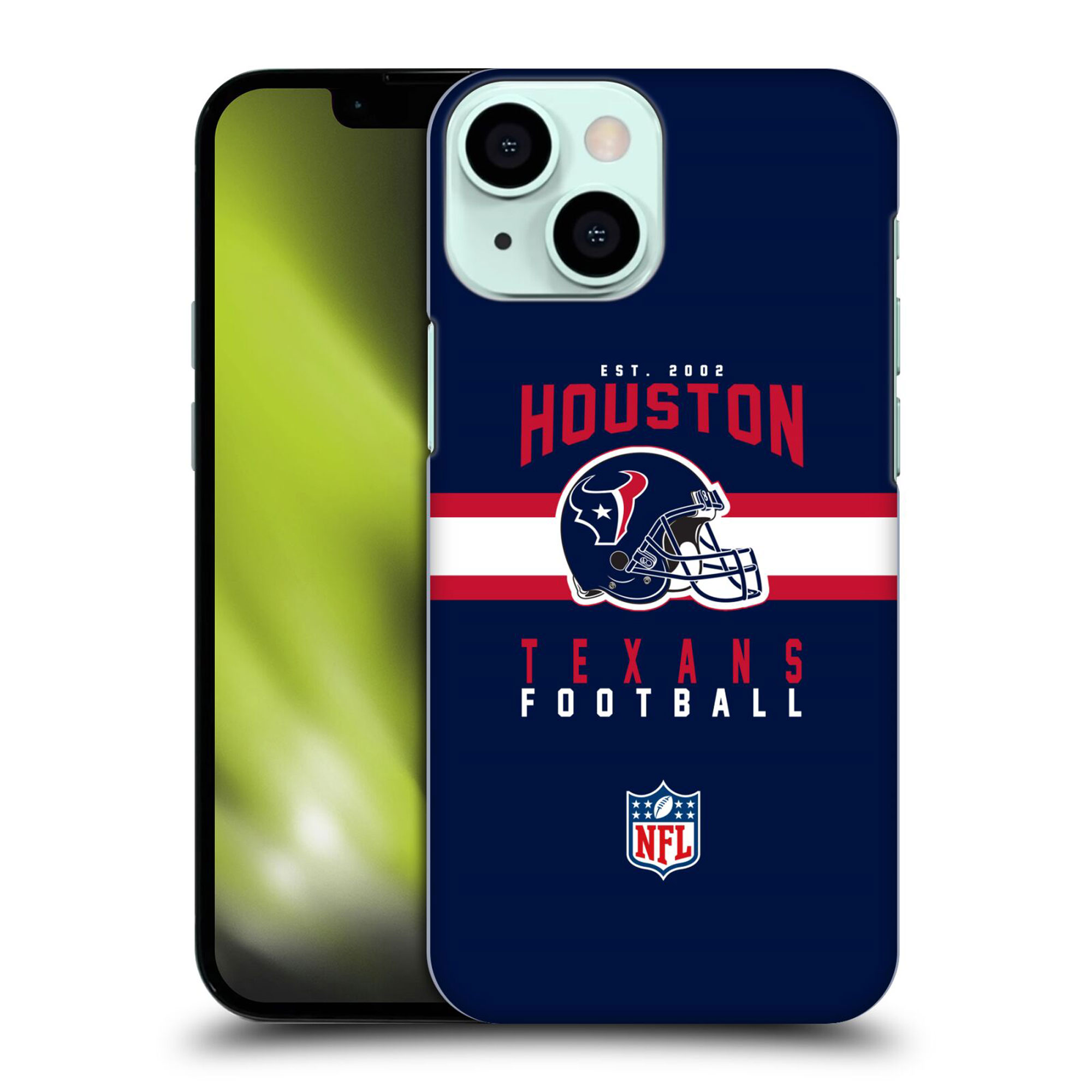 Houston Texans Helm-Typografie-Hartschalen-Handyhülle - iPhone Image