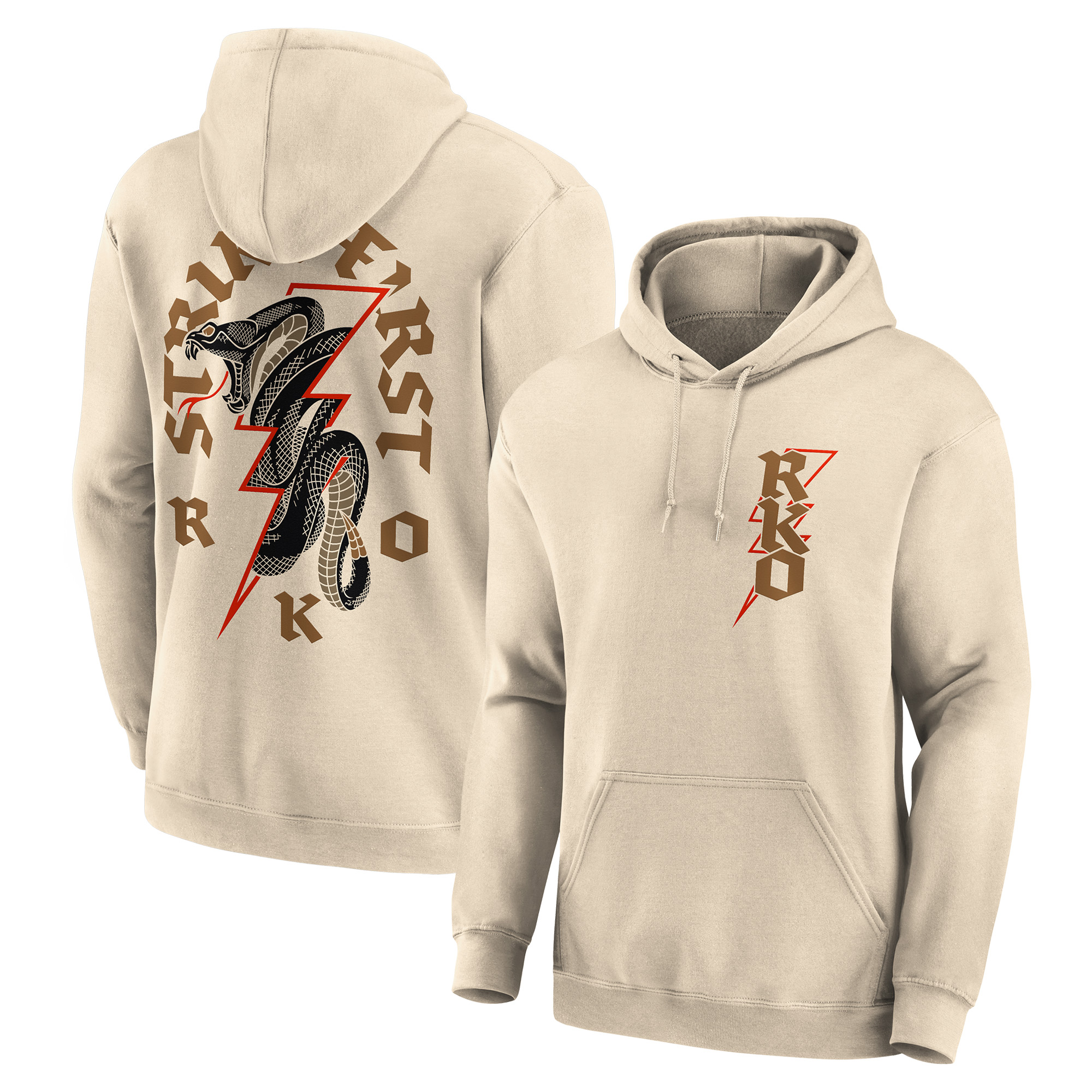 "WWE Randy Orton Strike First Viper Bolt Hoodie - Sand - Herren" Image