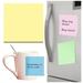 Hxoliqit 3*3 Feet Tearable And Super Sticky Notes Bright Colors 100 Sheets Daily tools Furnishing accessories Home essentials Utility tool