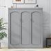 Queen Apartment Cabinet Wall Bed Murphy Bed With A 2-Layer Cabinet, Grey