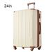24" ABS Hardshell Luggage Spinner Suitcase w/TSA Lock Lightweight