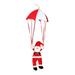 Ozmmyan Merry Christmas Decor Toy Doll Gift Home Tree Children Kids Santa Parachute New Up to 40% off