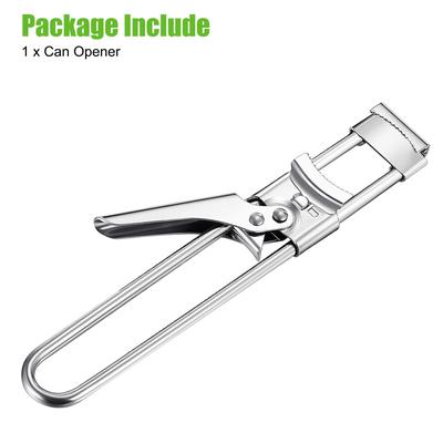 Multifunctional Stainless Steel Can Opener and Jar Lid Gripper