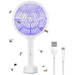 Hxoliqit Electric Fly Swatter 2 In 1 Smart Handheld With USB Rechargeable Base Outdoor Garden Decor Garden Decor Garden Supplies