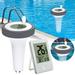 Hanzidakd Thermometer Pool Floating Easy Read With Indoor Temperature Humidity Wireless Digital Pool IP67 For Swimming Pools Bathtubs Fishbowl Pond