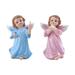 piaybook Tabletop Ornaments Set Of 2 Cherubs Angels Resin Garden Statue Figurine Indoor Outdoor Home Garden Decoration Adorable Angel Sculpture Memorial Statue for Home Holiday Tabletop Decor