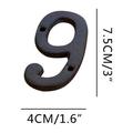 Apmemiss Clearance House Number for Outdoor or Indoor Premium Rustic Cast Iron Numbers and Letters for DIY Projects or Door Street Planter Boxes Creative Clock Art Decorating