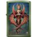 Zippo Lighter -for Anne Stokes Dragons Fairy Feathers Wings Red Dragons #Z5351