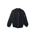 Yishangyi Jacket: Black Solid Jackets & Outerwear - Kids Girl's Size Medium