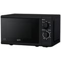 Igenix IGM0820B Solo Manual Microwave, 5 Power Levels And Defrost Function, 35 Minute Timer, 800 W, 20 Litre, Black