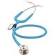 MDF MD One Stainless Steel Premium Dual Head Pediatric Stethoscope, Pastel Blue Tube, Silver Chestpieces-Headset, MDF777C03
