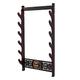 FOXSMZZ Kylin Sword Wall Mount Sword Holder Velvet Padded Display Stand Padded Katana (6-Tier)