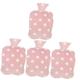 Didiseaon 4pcs Hot Water Bottle Warm Water Bottle Plush Hot Water Bag Hot Bottle Bag Feet Warmer Bag Cartoon Warm Water Bag Cold Water Bottle Heat Water Bottle Winter Items PVC Girl Student