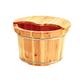 Wood Foot Bath Bucket Wooden Foot Basin, Fragrant Fir Foot Bath Barrel, Pedicure Barrel, 25cm Edging Design, Massage Particles at The Bottom, Suitable for Gift Giving,Home,Hotel (Color : Covered)