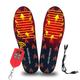 Electric Heated Insoles - Electric Heated Insoles For Men Women With Remote Control - Cuttable Washable Remote Control Heated Insoles, 3-4 Hours Charge Time, 2000mAh