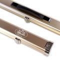 BAIZE MASTER Prestige 1 Piece 2 Slot Luxury Metal Snooker Pool Cue Case - Holds 1 Cue (Rose Gold)