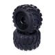 KEEDA 1:8 RC 150mm Tyres and 17 mm Hex Wheels Rims for Redcat HPI HSP Kyosho Hobao Team Losi GM ZD Racing 1/8 RC Monster Truck Truggy (2 PCS)